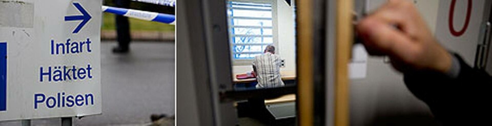 - Enligt arbetsmiljölagen ska arbetsgivaren vidta alla åtgärder som behövs för att se till att en gripen inte planlöst går till attack mot en väktare. Det ansvaret har inte polisen och bevakningsföretaget tagit, säger Transports regionala skyddsombud Björn Breivik. Foto: Scanpix