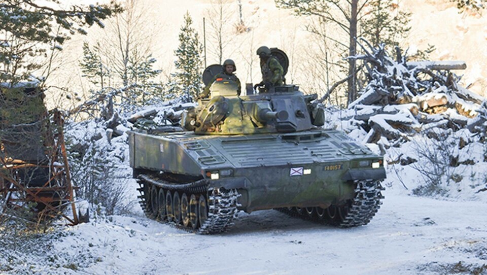 En soldat omkom i en olycka med ett stridsfordon 90 i mars förra året Foto: Tomas Bengtsson/TT