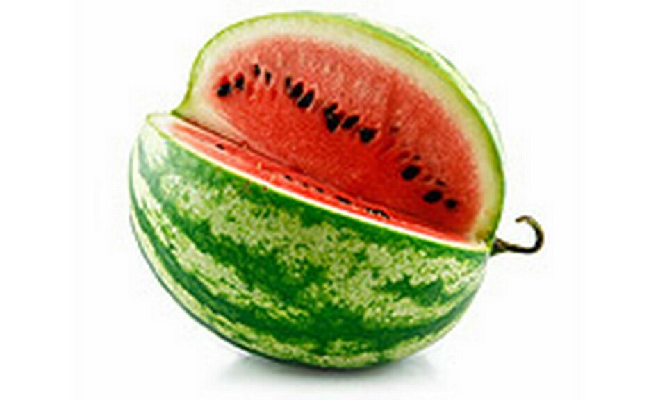 Hälsobringande vattenmelon? Foto: Colourbox