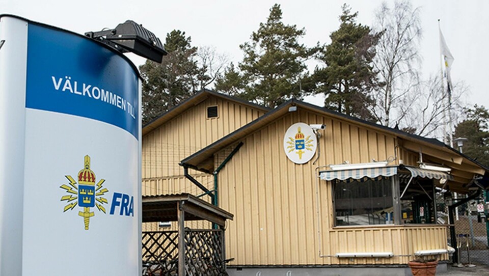FRA, Försvarets Radioanstalt på Lovön utanför Stockholm. Foto: TT-Bild