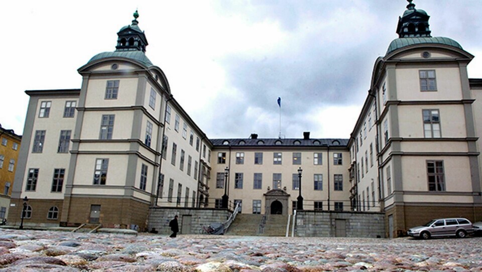 Svea hovrätt inryms i Wrangelska palatset som ligger vid Birger Jarls torg på Riddarholmen i Stockholm. Foto: TT-Bild