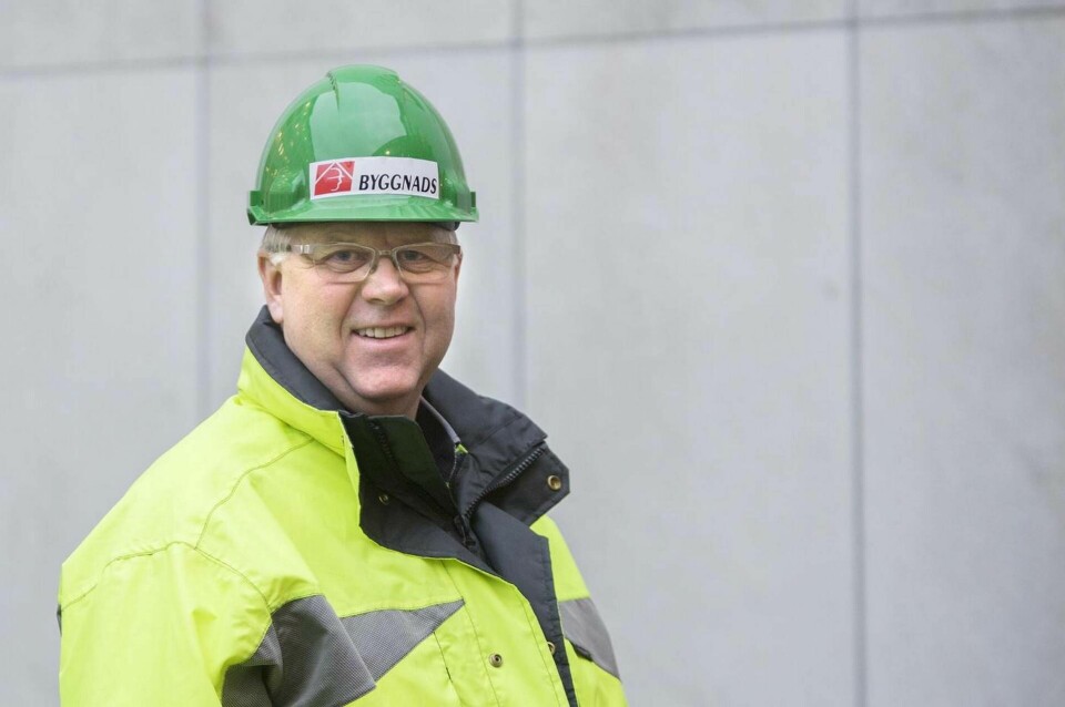 Ulf Kvarnström. ombudsman på Byggnads.