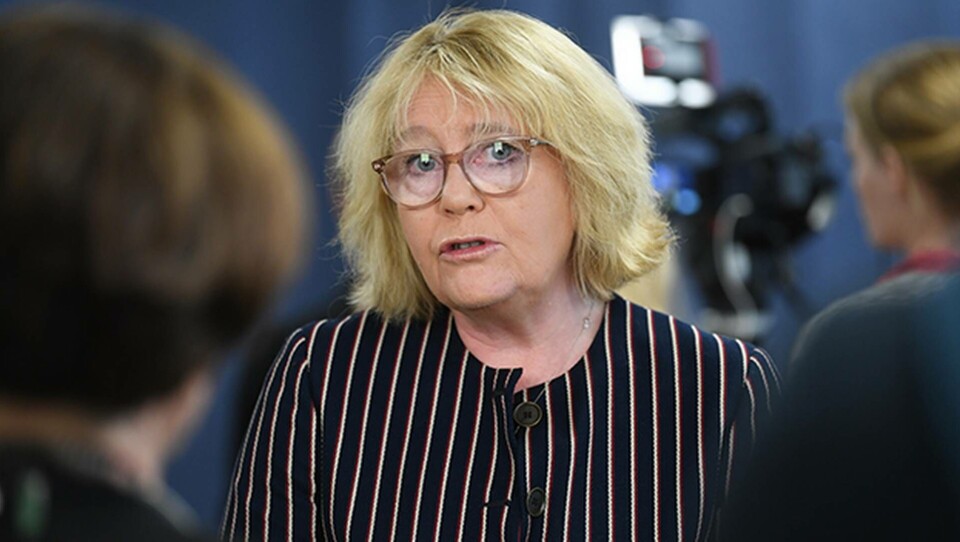 Finansregionsråd Irene Svenonius (M). Foto: Fredrik Sandberg/TT