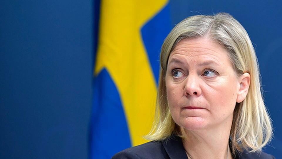 Finansminister Magdalena Andersson (S). Foto: Jessica Gow/TT