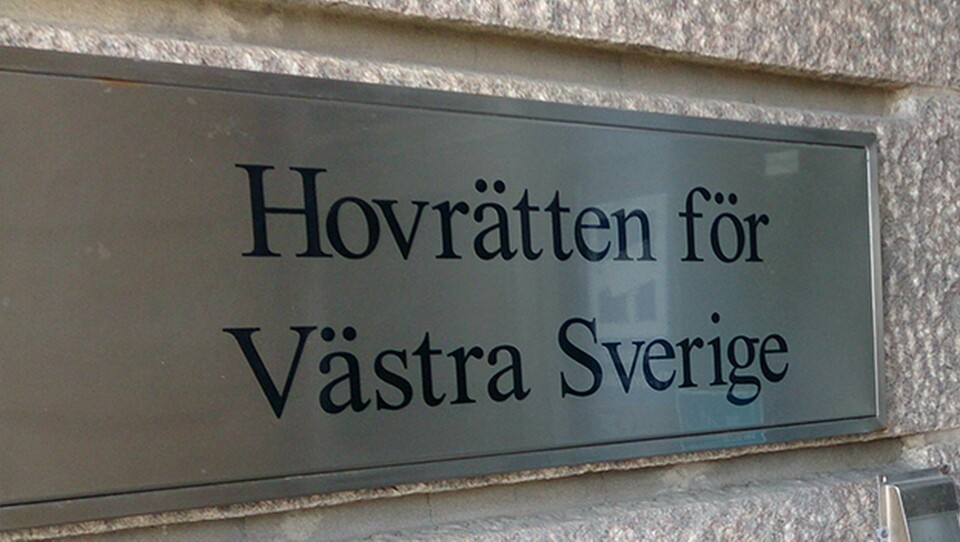 Hovrätten för Västra Sverige i Göteborg. Foto: TT-Bild