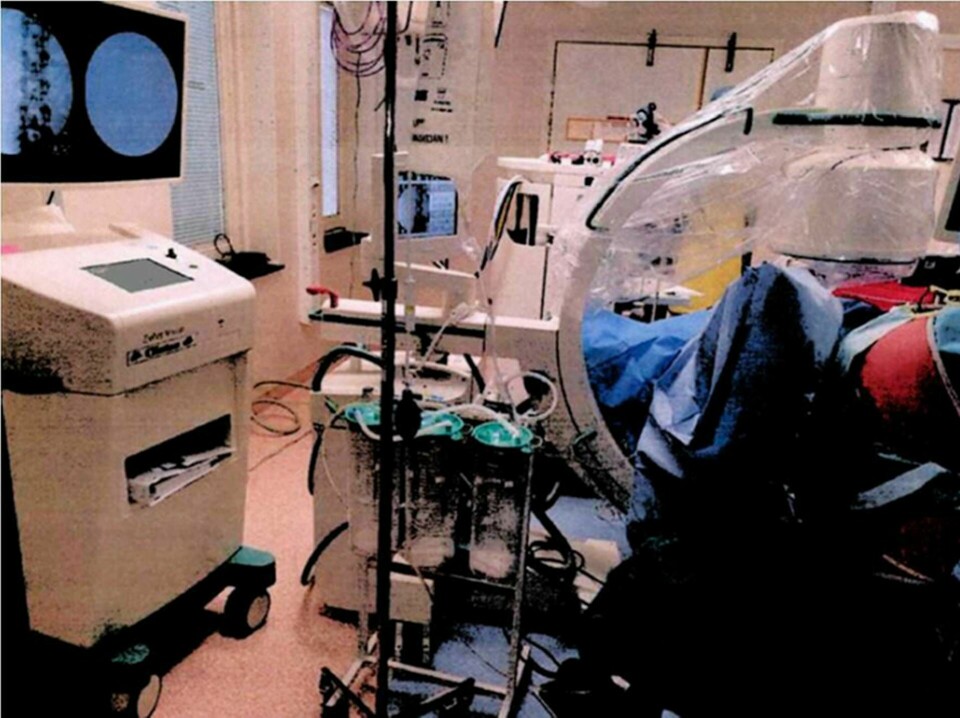 Foto från en operationssal under operation