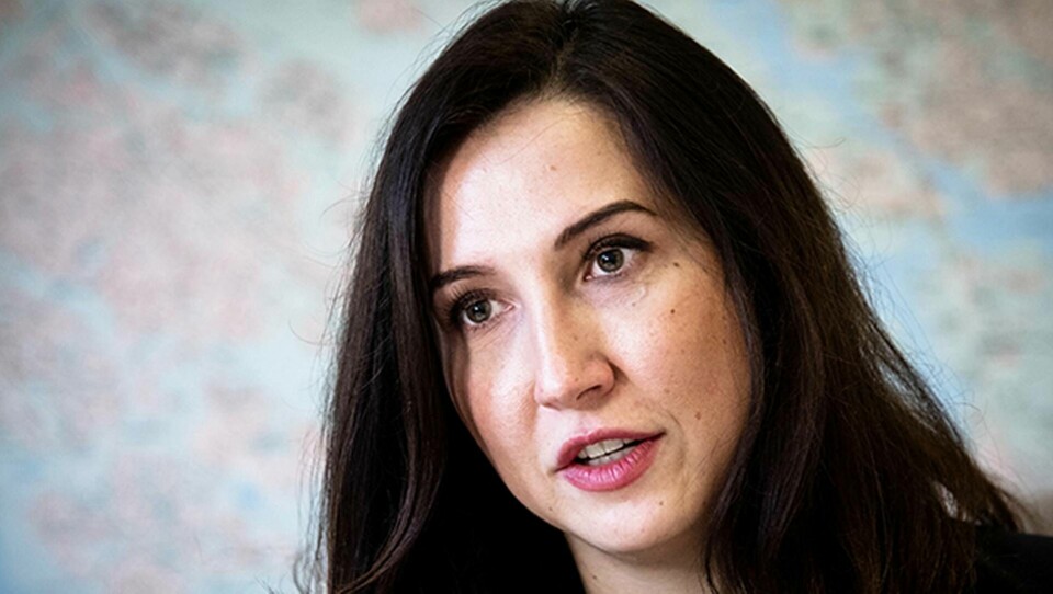Aida Hadzialic, politiker (S), är sedan valet 2019 nytt finansregionråd för Socialdemokraterna. Foto: Lotte Fernvall /TT