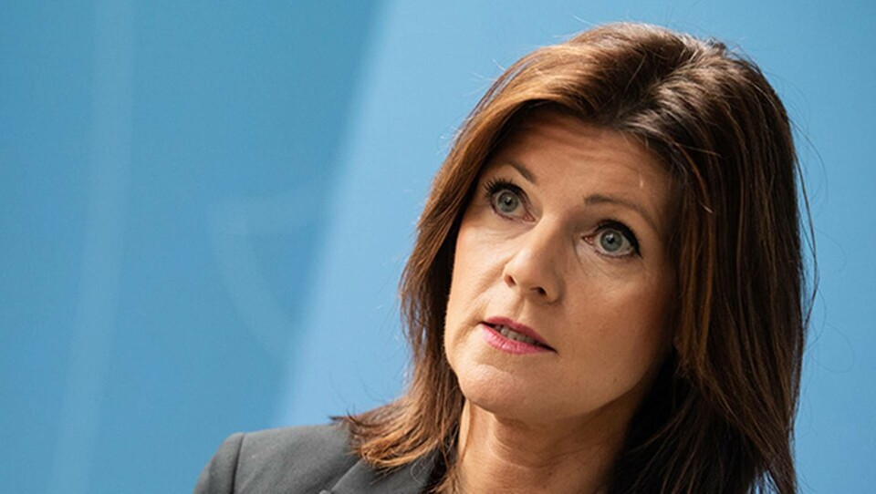 – Det är klart att jag hade hoppats på en bredare överenskommelse där alla tre parter sa ja, säger arbetsmarknadsminister Eva Nordmark till Lag & Avtal om de senaste lasförhandlingarna. Foto: Amir Nabizadeh / TT
