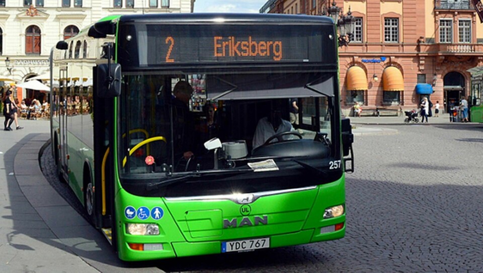 Busschaufförer i Uppsala har utsatts för hot och våld när de kontrollerat biljetterna. Foto: Gamla Uppsala Buss