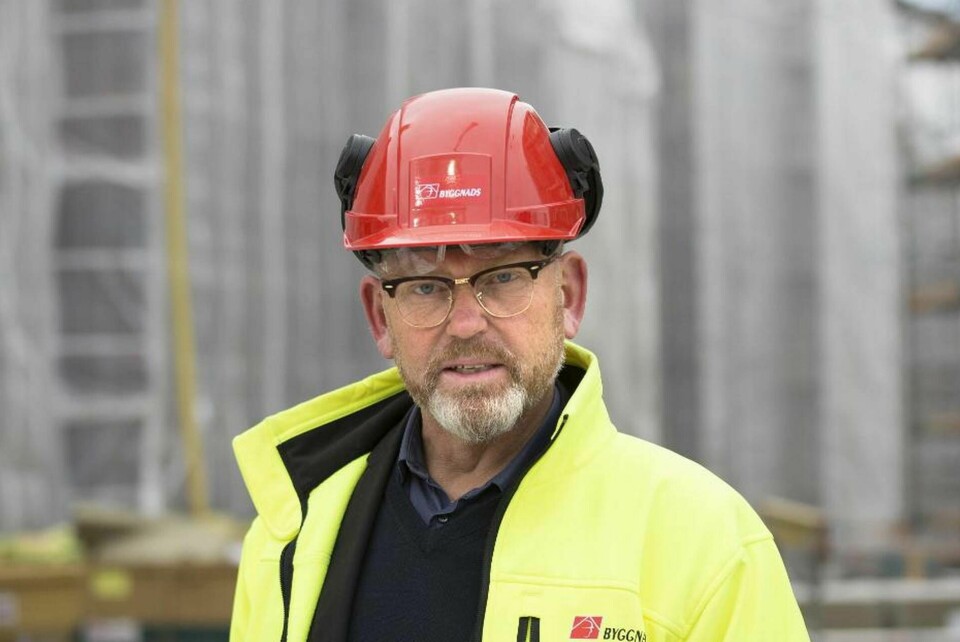 Johan Lindholm, Byggnads ordförande. Foto: Terese Perman