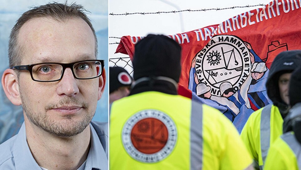 Martin Miljeteig, central arbetsmiljöombudsman på Transportarbetareförbundet. Foto: Peter Domeij / TT-Bild