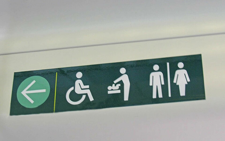Huvudskyddsombudet lägger ett skyddsombudsstopp på alla SJ:s tåg som startar utan att det finns minst en fungerande toalett ombord Foto: E. M. Welch/REX