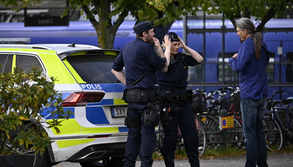 Polis ryckte ut i Lund efter larm om hot på ett pendeltåg.